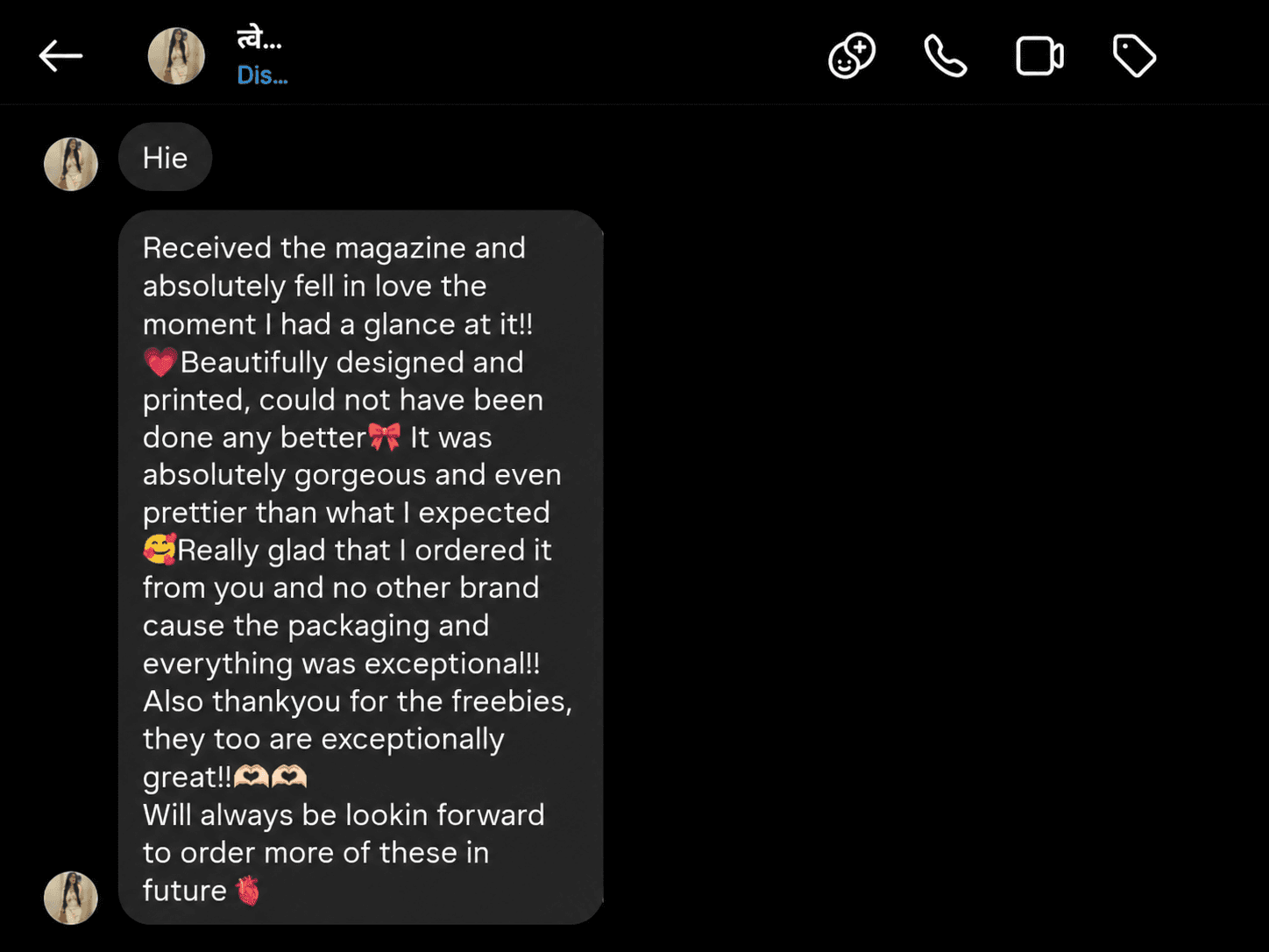 Customer review — undefined